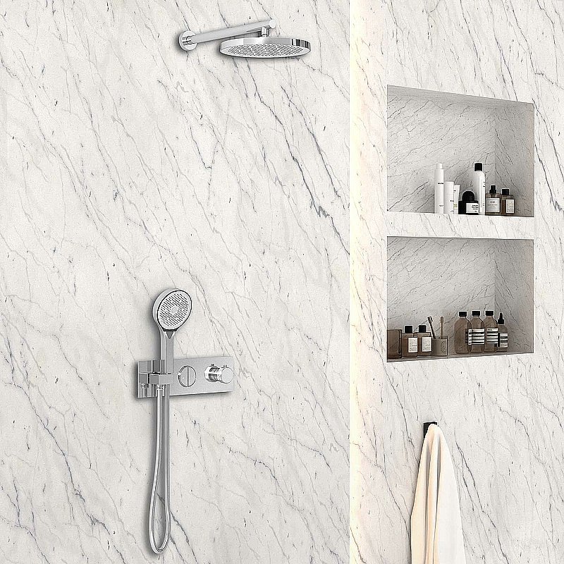 Душевая система Vincea VSFW-422T2CH хром купить в интернет-магазине сантехники Sanbest