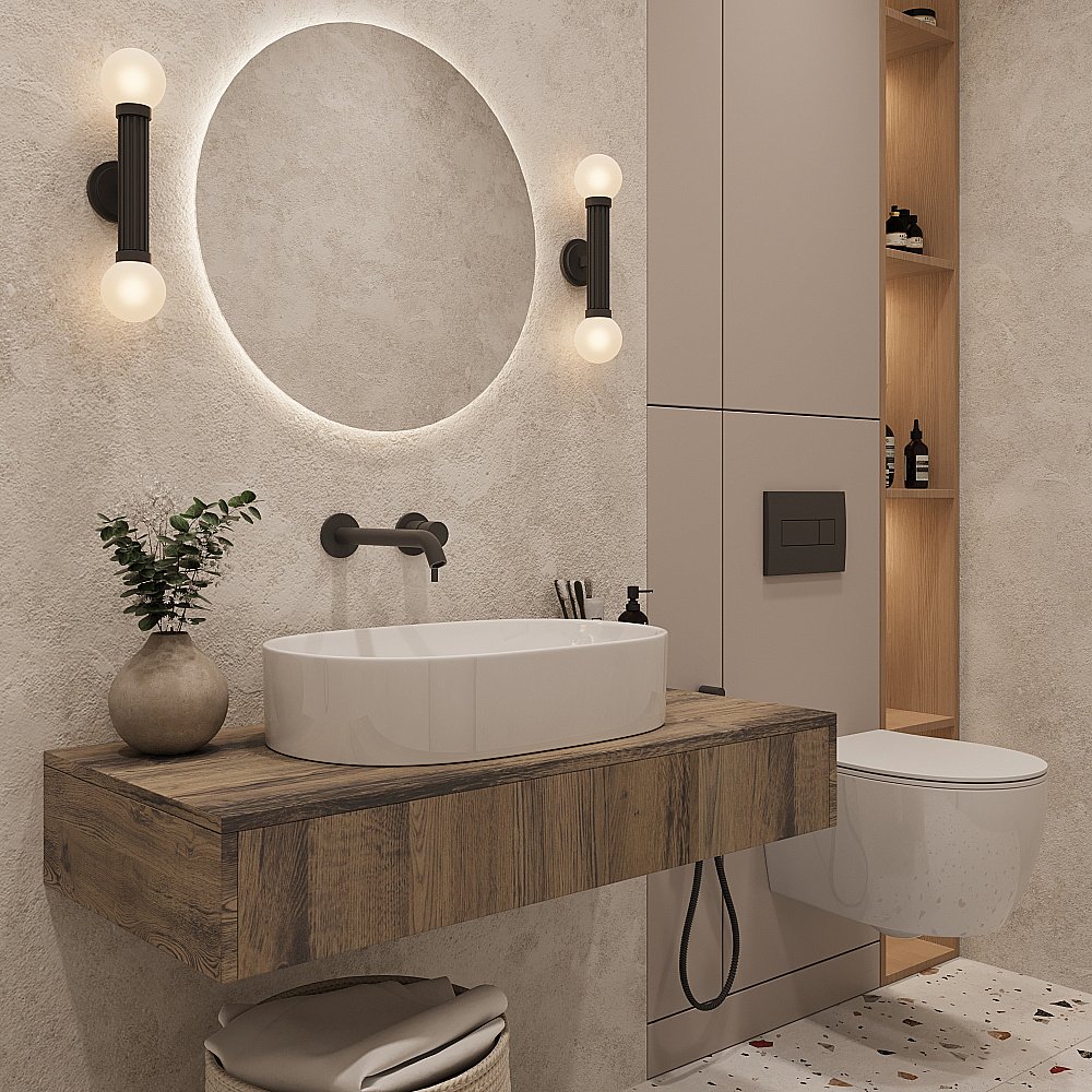 Раковина Oliveeka Bowl 55 9025 белая купить в интернет-магазине Sanbest