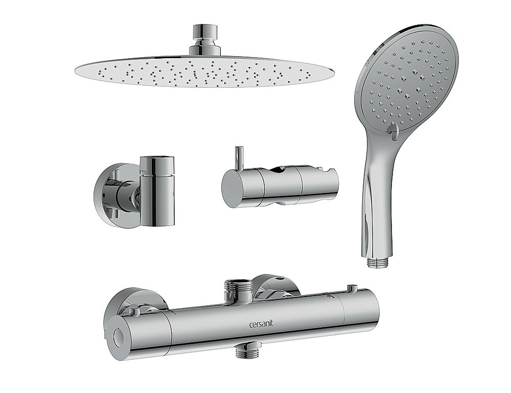 Душевая система Cersanit BRASKO 63066 хром купить в интернет-магазине сантехники Sanbest
