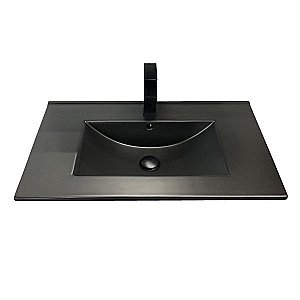 Тумба с раковиной Comforty Бонн 00-00001936 75 дуб темный для ванной в интернет-магазине Sanbest