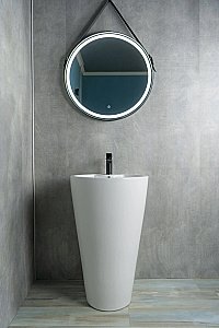 Раковина напольная Gid Autonomo 52 Nb136 81105 белая купить в интернет-магазине Sanbest