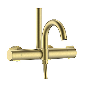 Душевая система Elghansa RADIANT XQ 6747157-2X-MattGold матовое золото купить в интернет-магазине сантехники Sanbest