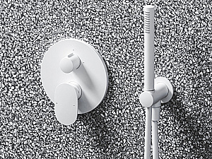 Смеситель для душа Ravak Spring SG 065.10WHM.O2 X070574 белый матовый купить в интернет-магазине сантехники Sanbest