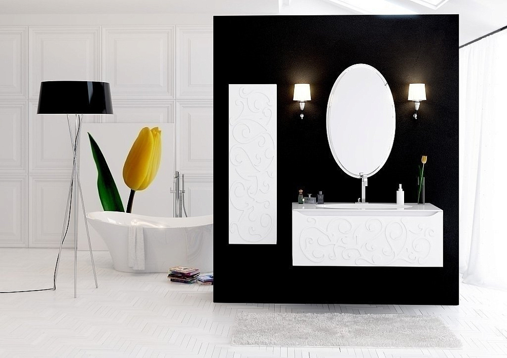 Тумба с раковиной Clarberg Elegance 100 для ванной в интернет-магазине Sanbest
