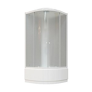Душевая кабина Parly Tomorrow EF821, ABS-поддон, верхний тропический душ, белая купить в интернет-магазине Sanbest