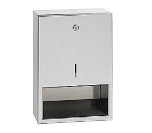 Диспенсер для бумажных полотенец Bemeta Hotel 101003255 нержавеющая сталь матовая купить в интернет-магазине сантехники Sanbest