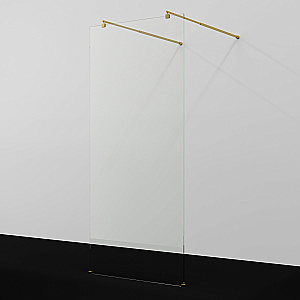 Душевое ограждение WasserKRAFT Vechte 60W46PG 110 фиксатор золото глянцевое/стекло прозрачное купить в интернет-магазине Sanbest