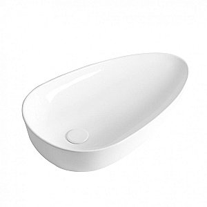 Раковина накладная CeramaLux N 66,5 7862-1 белая купить в интернет-магазине Sanbest