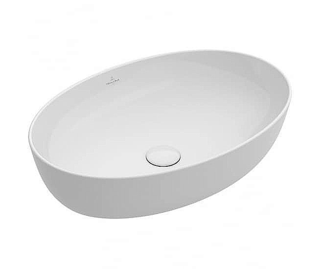 Раковина накладная Villeroy&Boch Artis 61 41986101 альпийский белый купить в интернет-магазине Sanbest