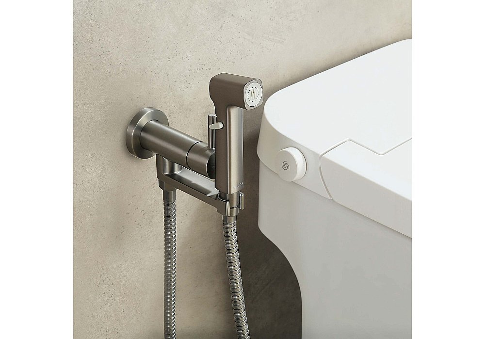 Гигиенический душ Aquatek Ника AQ1819BGM оружейная сталь купить в интернет-магазине сантехники Sanbest