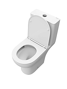 Унитаз-компакт BelBagno LOUNGE-TOR-2 BB2802CP/T-TOR/SC белый, с крышкой микролифт, с бачком, безободковый, слив-торнадо купить в интернет-магазине Sanbest