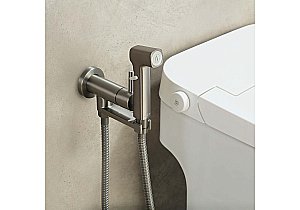 Гигиенический душ Aquatek Ника AQ1819BGM оружейная сталь купить в интернет-магазине сантехники Sanbest