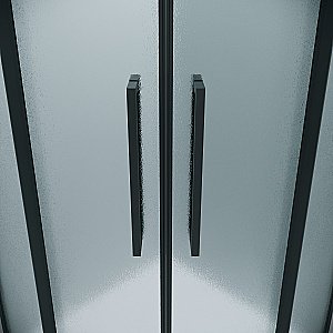 Душевой уголок Grossman Pragma 120.K33.03.1080.21.02 100x80 стекло шиншилла/профиль черный матовый купить в интернет-магазине Sanbest