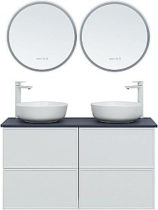 Столешница для раковины Aquanet Арт 120 маренго для ванной в интернет-магазине сантехники Sanbest