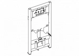 Унитаз подвесной BelBagno Loto BB070CHR/SC безободковый, с крышкой микролифт, с инсталляцией и кнопкой хром купить в интернет-магазине Sanbest