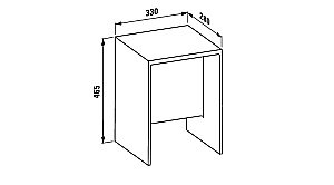 Табурет Laufen Kartell 3.8933.0.084.000.1 купить в интернет-магазине сантехники Sanbest