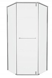 Душевой уголок Bravat STREAM BS090.6112S 90х90 стекло прозрачное/профиль хром купить в интернет-магазине Sanbest