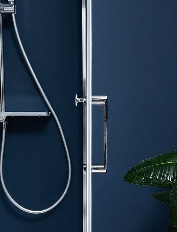 Душевая дверь Aquanet Cinetic 160 стекло прозрачное/профиль хром купить в интернет-магазине Sanbest