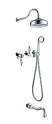 Душевая система Boheme Brillante Ripresa 348 хром/Swarovski купить в интернет-магазине сантехники Sanbest