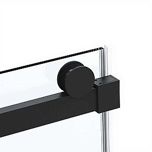 Душевой уголок Vincea Como Soft VSR-1CS1013CLB 130x100 стекло прозрачное/профиль черный купить в интернет-магазине Sanbest