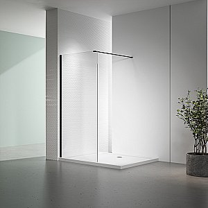 Душевое ограждение Veconi KR72B-120-01-C7 120 прозрачное/черный купить в интернет-магазине Sanbest