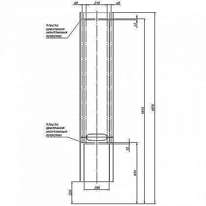 Шкаф-пенал для ванной Aquanet София 35 для ванной в интернет-магазине сантехники Sanbest