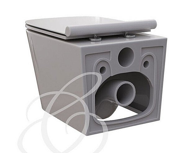 Унитаз подвесной Caprigo Modern Style S-1203 безободковый, с крышкой микролифт купить в интернет-магазине Sanbest