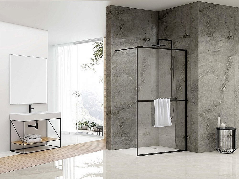 Душевая перегородка ABBER Immer Offen AG60100B 100 купить в интернет-магазине Sanbest