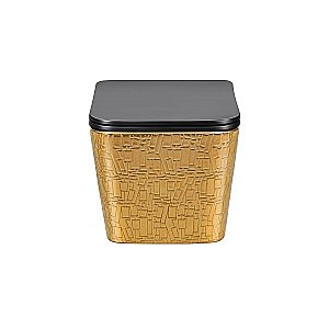 Унитаз подвесной Vincea Q-LINE VT1-12G1B безободковый, с крышкой микролифт, золото/черный купить в интернет-магазине Sanbest