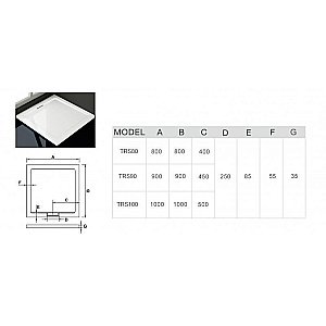 Душевой поддон WeltWasser WW TR TRS100 100х100 белый купить в интернет-магазине Sanbest