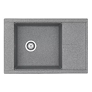 Мойка для кухни Акватон Делия 78 1A715132DE230 серый купить в интернет-магазине сантехники Sanbest