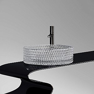 Раковина Ceramica Nova Cristal 36 CN6062 прозрачная купить в интернет-магазине Sanbest