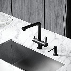 Смеситель для кухни Sancos Spin SC4015MB черный матовый купить в интернет-магазине сантехники Sanbest