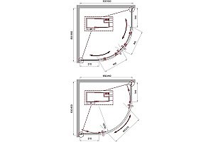 Душевой уголок BelBagno UNO 195-R-2 85x85 прозрачный/хром купить в интернет-магазине Sanbest