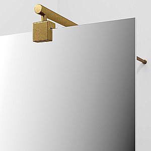 Душевое ограждение WasserKRAFT Rur 30W40BG-MR 120 стекло зеркальное/профиль золото купить в интернет-магазине Sanbest