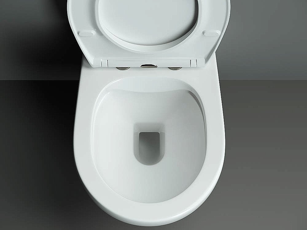 Унитаз подвесной Ceramica Nova PEARL CN8001 безободковый, с крышкой микролифт купить в интернет-магазине Sanbest