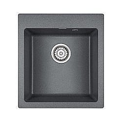 Мойка кухонная Paulmark Zemar PM104651-DG Серая купить в интернет-магазине сантехники Sanbest