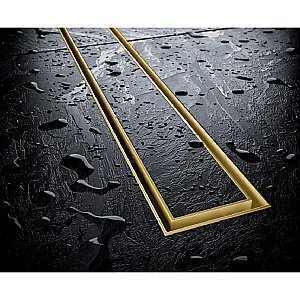 Душевой трап Excellent Stilio Gold 80 INEX.1515.800.P.GL золото купить в интернет-магазине Sanbest