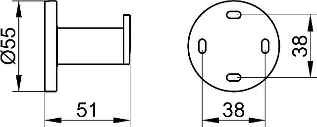 Крючок KEUCO PLAN 14914070000 нержавеющая сталь купить в интернет-магазине сантехники Sanbest