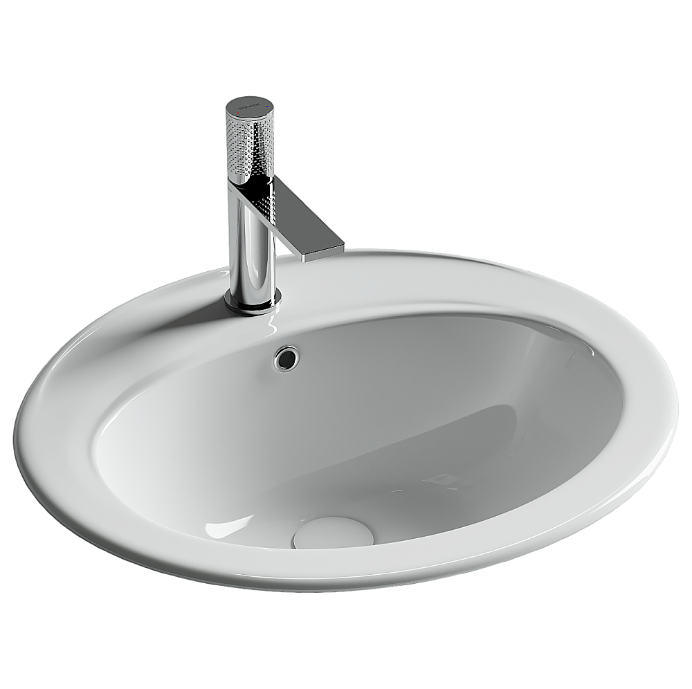Раковина Ceramica Nova Sun CN6079 белая купить в интернет-магазине Sanbest