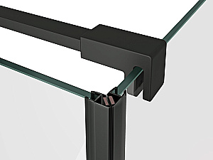 Душевой уголок Ravak Cool! COSD2+COPS 110x80 профиль черный/стекло прозрачное купить в интернет-магазине Sanbest