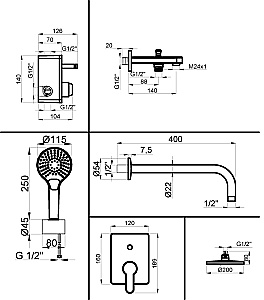 Инсталляция для унитаза Azario AZ-8010-1000 купить в интернет-магазине сантехники Sanbest