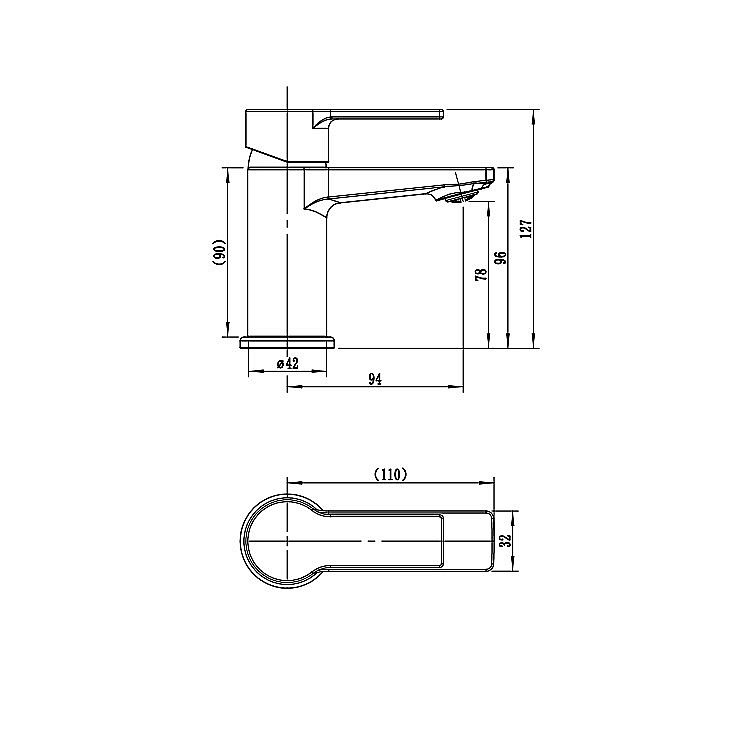 Смеситель для раковины Rush Madeira MA3245-11 хром купить в интернет-магазине сантехники Sanbest