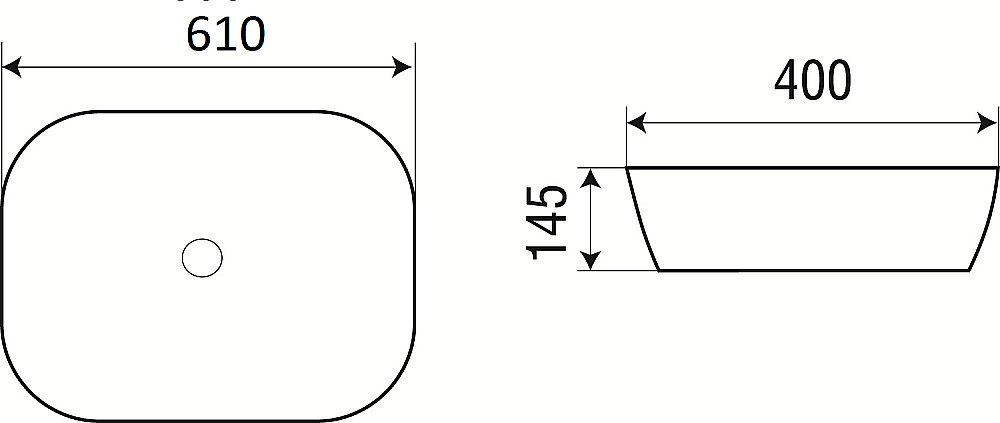 Накладная раковина WeltWasser WW ELBACH 21434 61 белая купить в интернет-магазине Sanbest