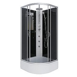 Душевая кабина Niagara Classic NG-3503-14BKTG 80х80 с гидромассажем купить в интернет-магазине Sanbest