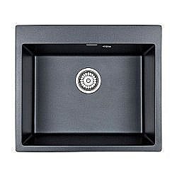 Мойка кухонная Paulmark Kante PM106052-BLM Черная купить в интернет-магазине сантехники Sanbest
