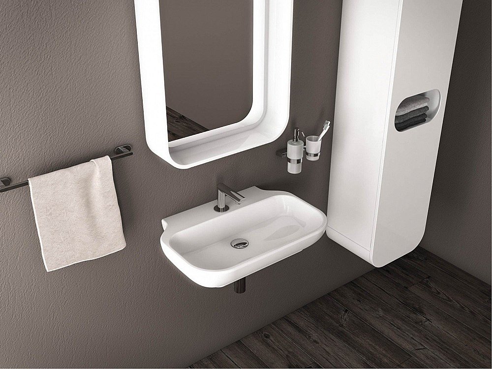 Раковина Creavit Free 65 FE065.00000 белая купить в интернет-магазине Sanbest