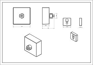 Веревка для белья Black&White Swan SN-0295 купить в интернет-магазине сантехники Sanbest