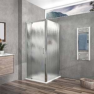 Душевой уголок Vincea Intra VSR-1I809090CH 80x90 стекло шиншилла/профиль хром купить в интернет-магазине Sanbest