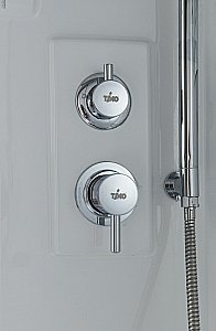 Душевая кабина Timo Standart T-5509 90x90 стекло матовое/профиль хром купить в интернет-магазине Sanbest